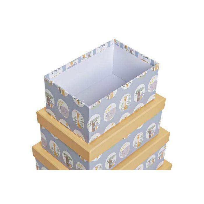Panier decoratif Dkd home decor - S3038830 - Ensemble de boites, standard