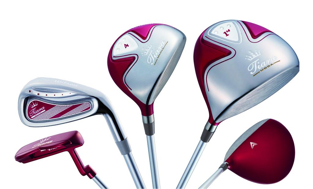 Wilson Club Set Tiara Ladies Club Set of 6 Carbon Ladies Tiara MODA Right Red Loft 14 21 32 40 55 3 Degrees PT L Angle 1w Degrees, 4w Degrees, 7i