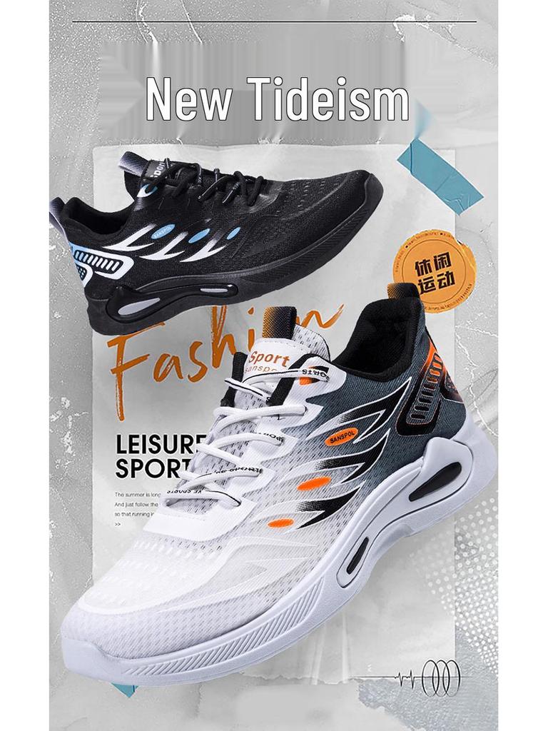Men's Summer 2025 Mesh Breathable Casual Running Shoes - Soft, Versatile, and Comfortable.