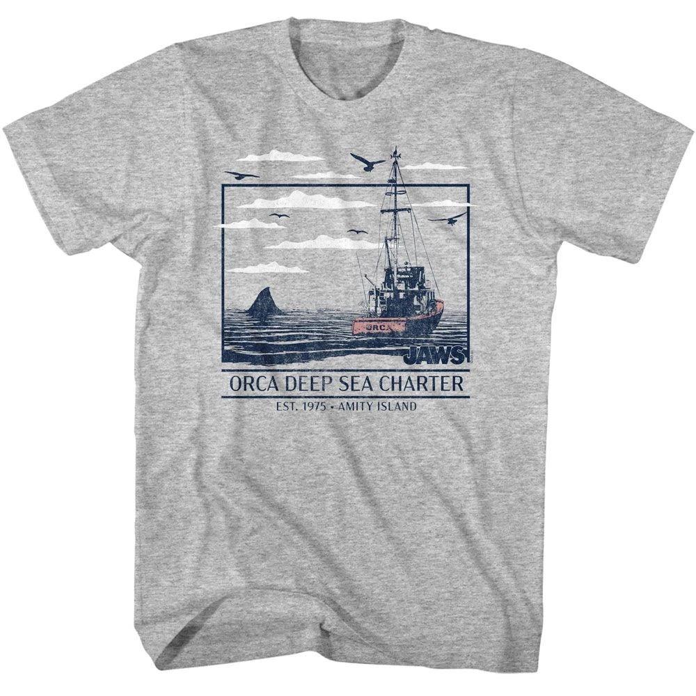 Jaws Orca Deep Sea Boat Movie Children s T-shirt 120