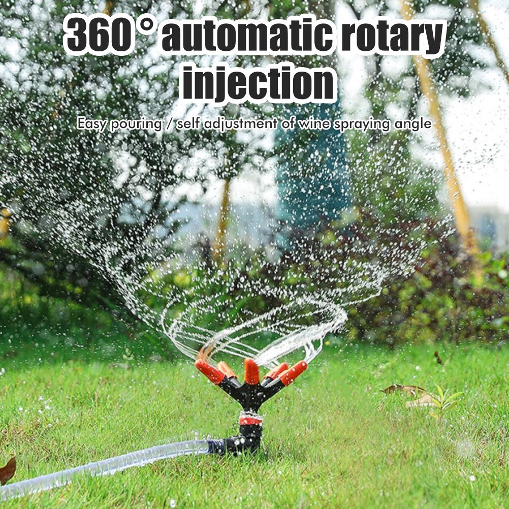Garden Sprinkler 360 degrees Automatic Rotating Lawn Sprinklers Water Sprinkler for Lawn Yard Garden
