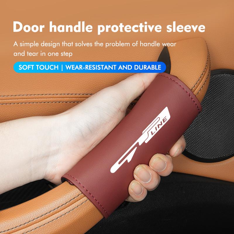 NAQF7 For KIA Car Handle Protective Cover Roof Handle Covers Auto Interior Accessories K5 K2 Optima Soul Spectra Niro Cadenza Sephia