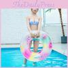 Factory Hot Selling Ins Pattern Adult Inflatable Underarm Swimming Ring With Colorful Petal For Beginners