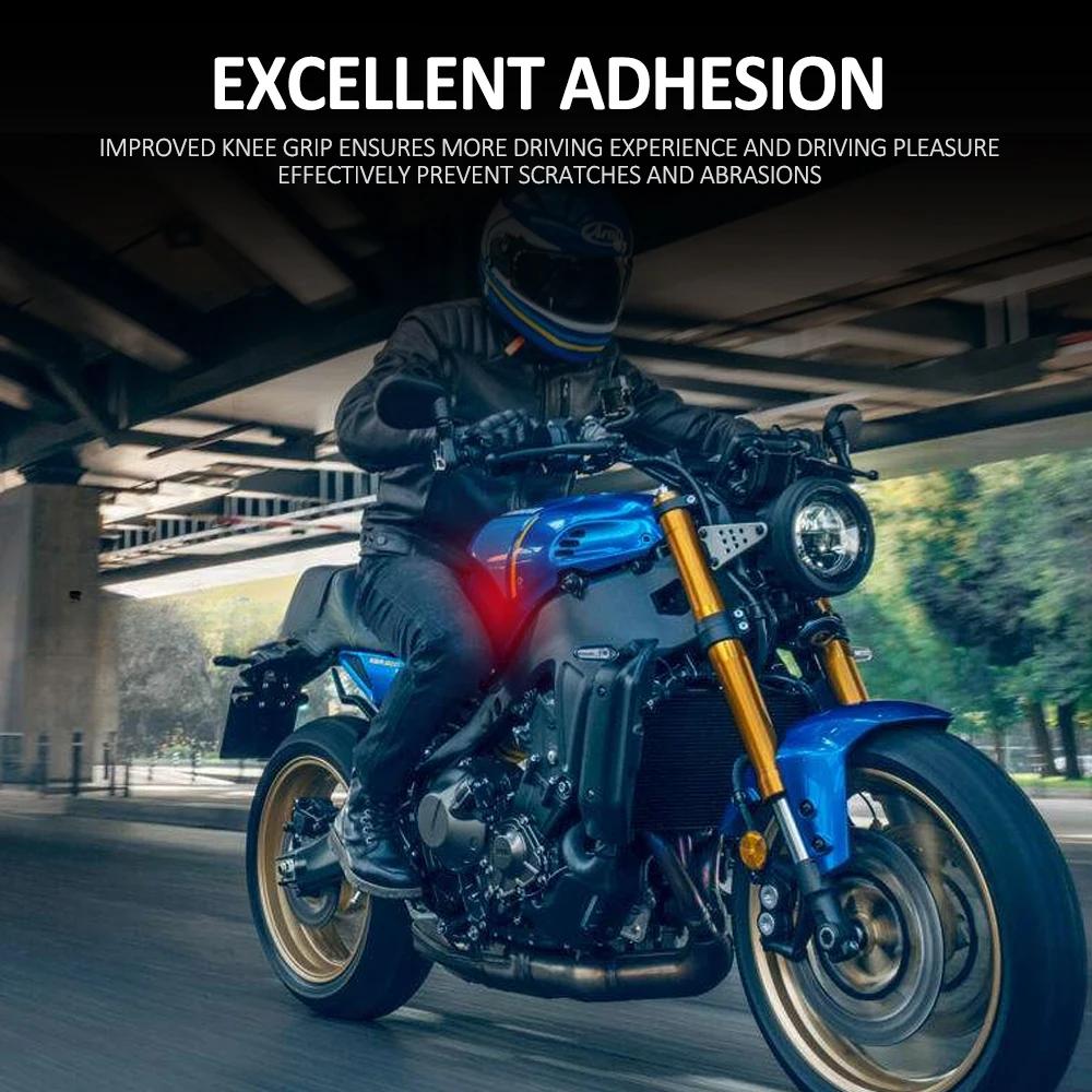 Nuevas Almohadillas de Tanque de Textura XSR900 Protector Adhesivos Calcomanía Rodilla Lateral Combustible Tracción Almohadilla Motocicleta Para Yamaha XSR 900 xsr900 2022 2023