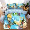 Plants Vs Zombies Duvet Cover Pillowcase Bedding Set Adult Boy Girl Bedroom Decoration Children Gift Single Double Large Size