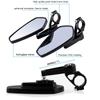 YIBO Universal 360° Adjustable Mirror Motorcycle Bar End Mirror Bar End Motorcycle Mirror Set