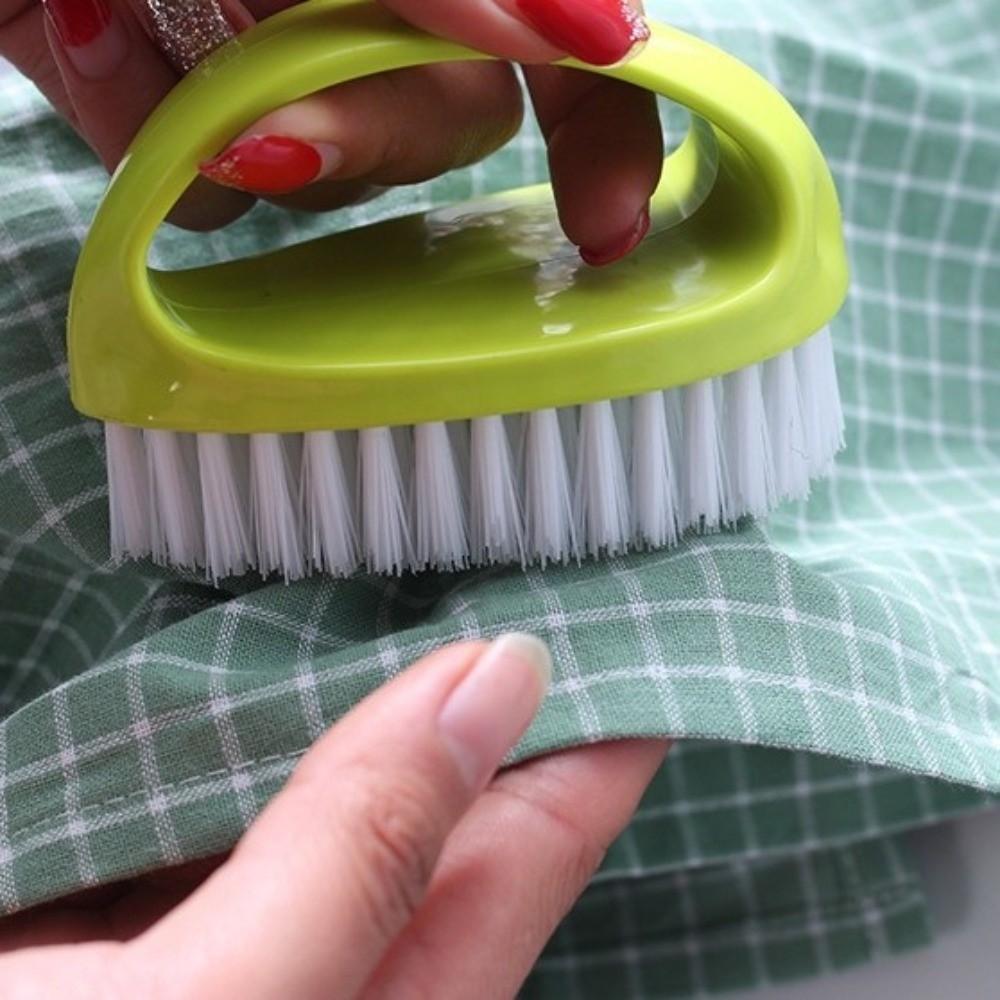 2PCS/SET Mini Cleaning Brush Plastic Laundry Scrubbing Brush Kitchen Utensil Brush Shoe Brush Wall