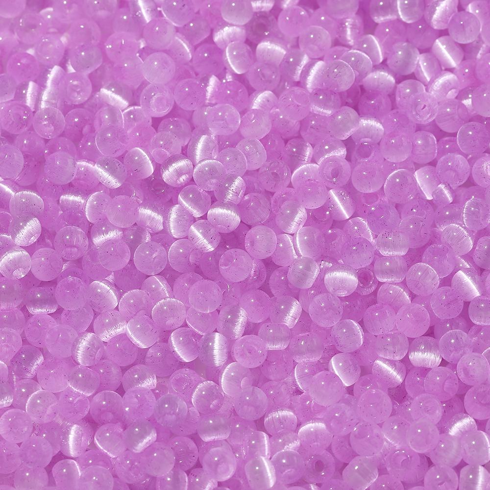 100 Stück/Los 4mm farbige Glas Katzenaugenperlen rund lose Abstandshalterperlen für DIY Schmuckherstellung Halsketten Ohrringe Bastelbedarf