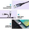 Lot de 4 câbles USB C à charge rapide [1 m + 2 m + 2 m + 3 m], câble de charge USB de type C pour Samsung Galaxy S22 S21 +[S440]