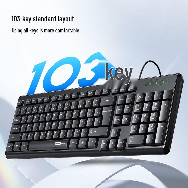 Lenovo Wired Keyboard and Mouse Combo