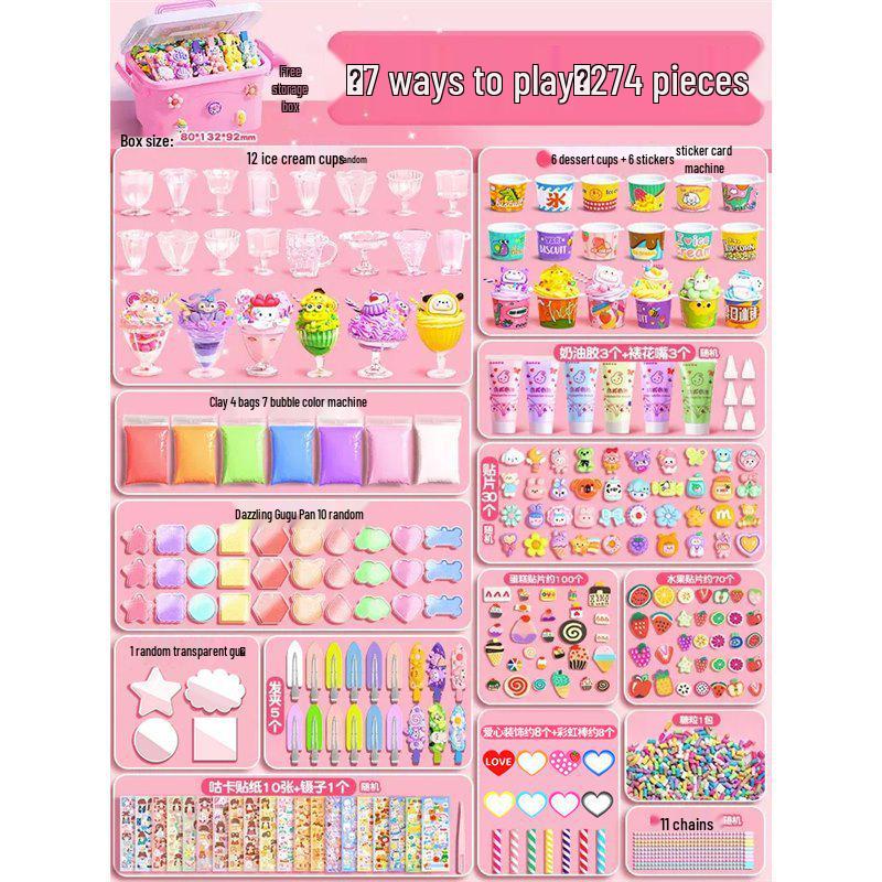Dollhouse Materials for Role-Play: Real Kitchen Ice Cream Shop & Art Area for Kindergarten