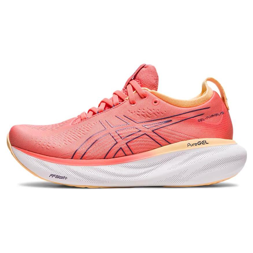 

ASICS Gel Nimbus 25 Wide Papaya Dusty Purple Women s 1012B437-700 37.5