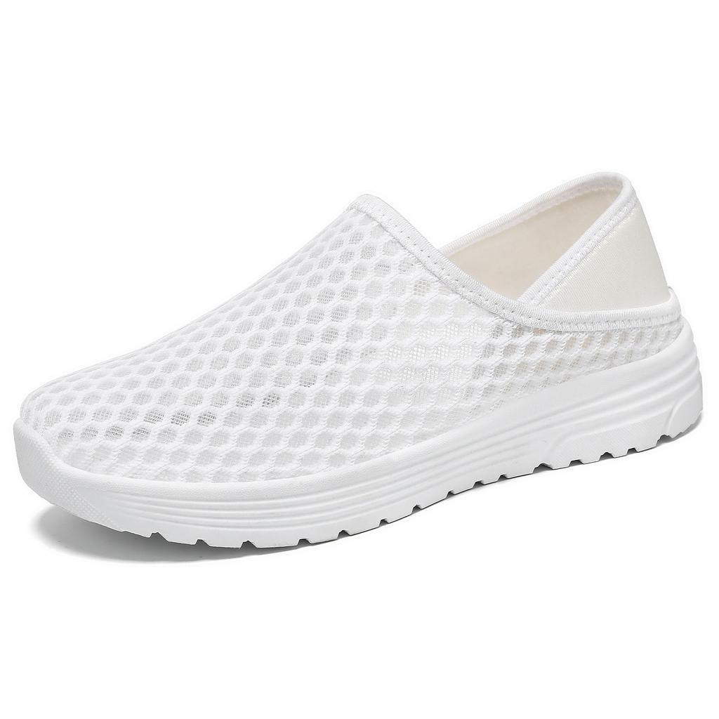 Damenschuhe Vielseitige Frühlings-Freizeitschuhe Große Größen Rutschfest Zum Hineinschlüpfen Laufschuhe Mutti-Schuhe Lässige tägliche Bequeme Leichte Sneaker