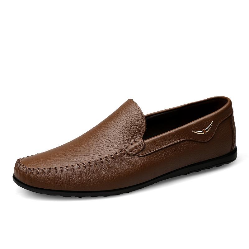 Designer's Soft Soled Loafers High-end Banquet Men's Formal Shoes Office Genuine Leather Casual Shoes for Men’s Free Delivery