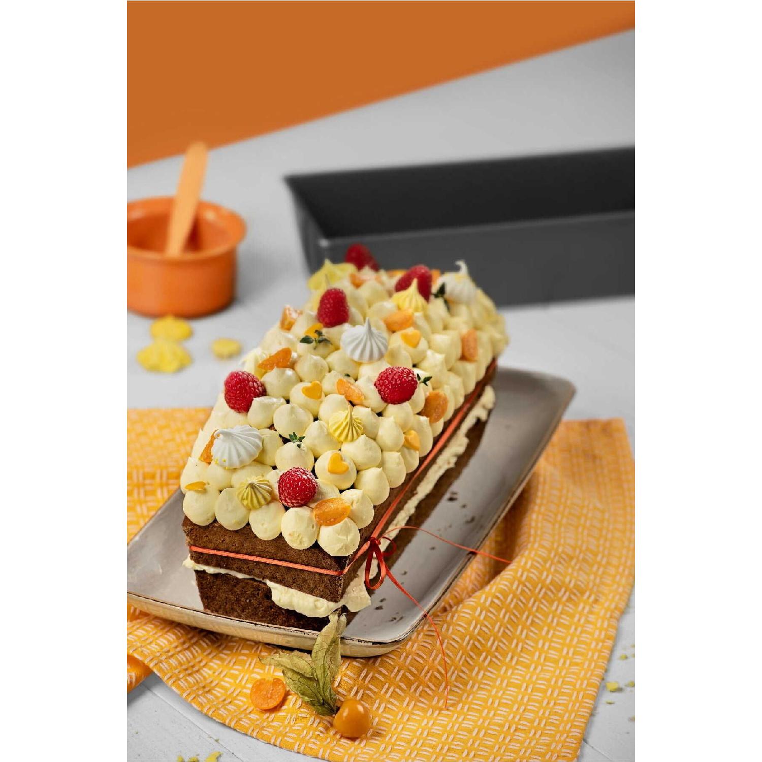

Gourmet Baton Cake Mold 30 cm чорний