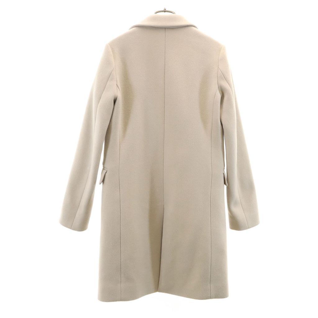 UNITED TOKYO Hergestellt in Japan Wollmischung Chester-Mantel 2 Beige Damen Gebraucht