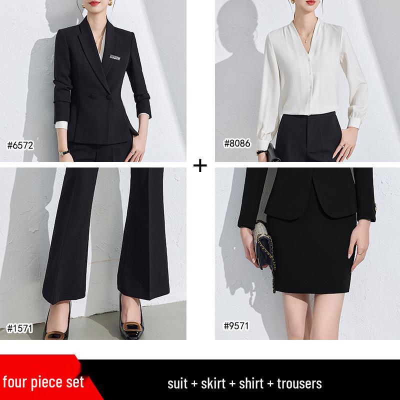 Women's Elegant High-End Suit Set for Formal Interviews and Events