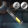 Led Keychain Flashlight Usb-C Rechargeable 600Lm Portable Mini Torch Light Pocket Lantern Flood Work Light With Magnet