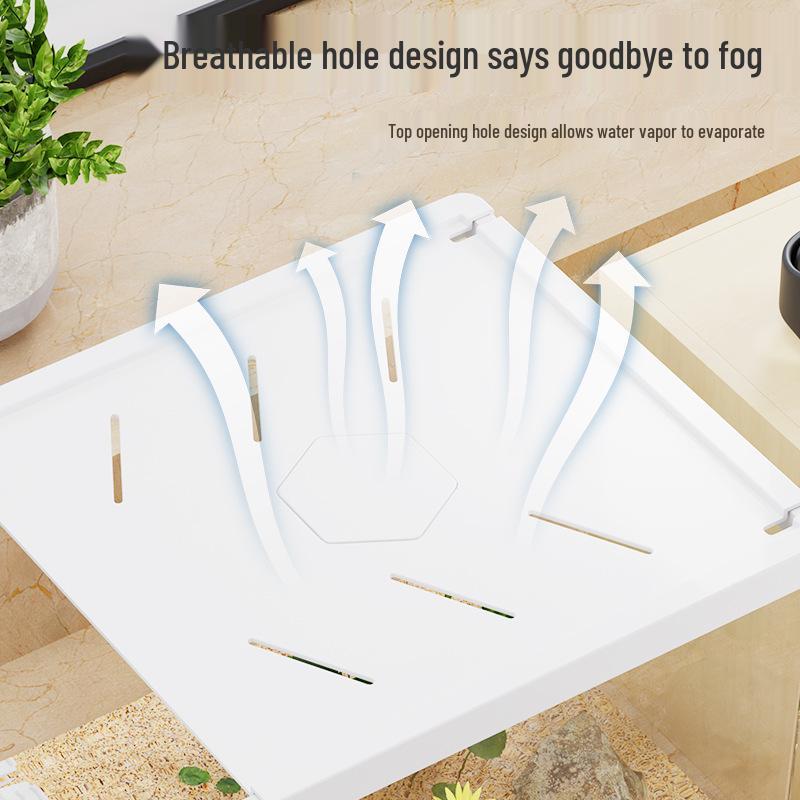 Eco Aquascape Desktop Turtle Tank with Basking Platform - Small Acrylic Breeding Box