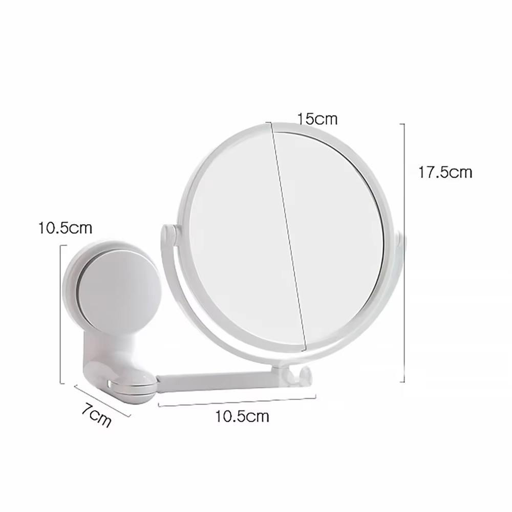 Double Side Extend Bathroom Mirror Without Drill Cosmetic Makeup New Wall Mirror  Bathroom