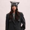 Star Cat's Ears Knitted Hat Harajuku Woolen Hat Cute Slouchy Knitted Beanies  Autumn