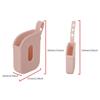 Portable Silicone Holder For Hand Sanitizer Sprays Protective Storage Case with Adjustable Lanyard for Backpack Handbag