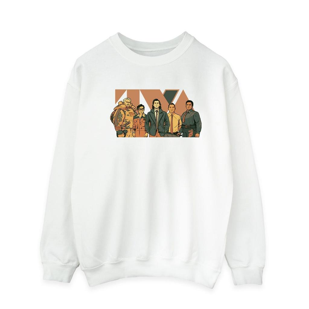 Marvel Mens Loki TVA Group Sweatshirt