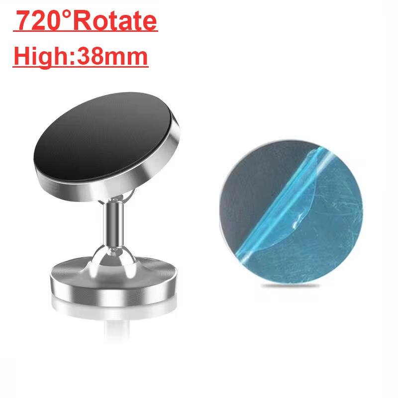 

YANGGLOB 720 ° Rotation Dual Axis Alloy magnetic car bracket Double ball magnetic phone holder for Any model phone