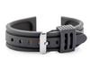 Rubber Watch Strap U09 - Grey - 28Mm