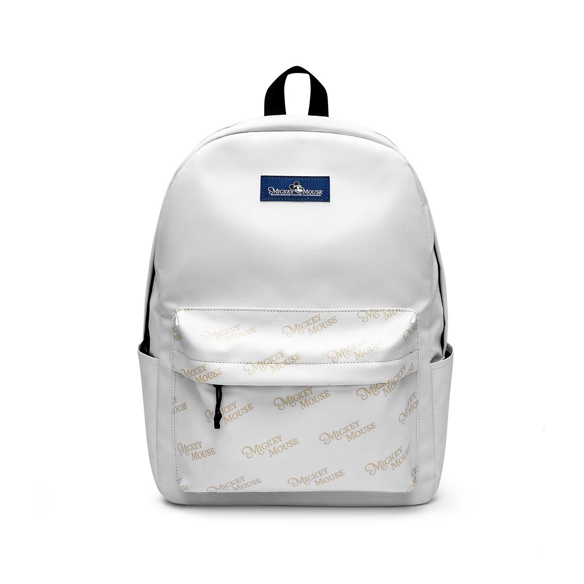 

New Disney Mickey Series Fabric Backpack Laptop Bag Unisex White/Pink/Black DHB41489-A 27.9*14.0*41.9CM