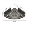 New Bathroom Corner Triangle Shelf No-Drill Storage Rack for Washroom and Toilet Bathroom Corner Shelf