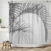 Bohemian Shower Curtain Abstract Art Medieval Tropical Plants Washable Bathtub Shower Curtain with Hook 180x180cm