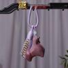 Blood Cypress Zodiac Horse Violet Wood Pendant Keychain