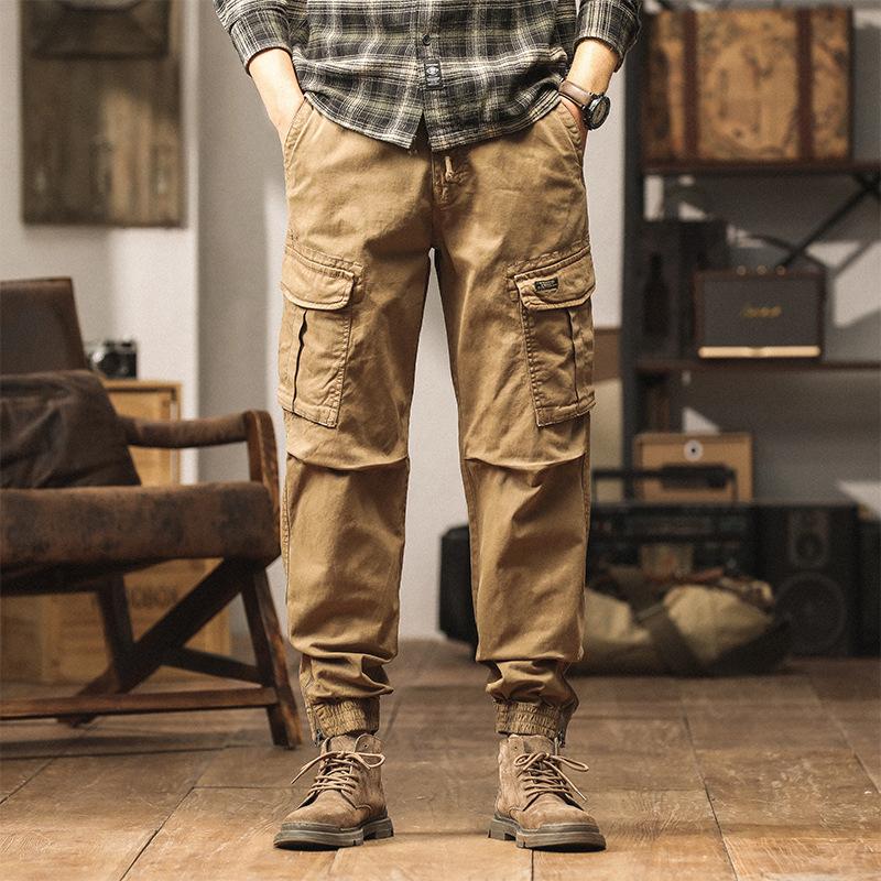 Overalls Men's Tied Feet Loose Men's Pants Trendy Brand New Sports and Leisure Trousers Men's Trousers