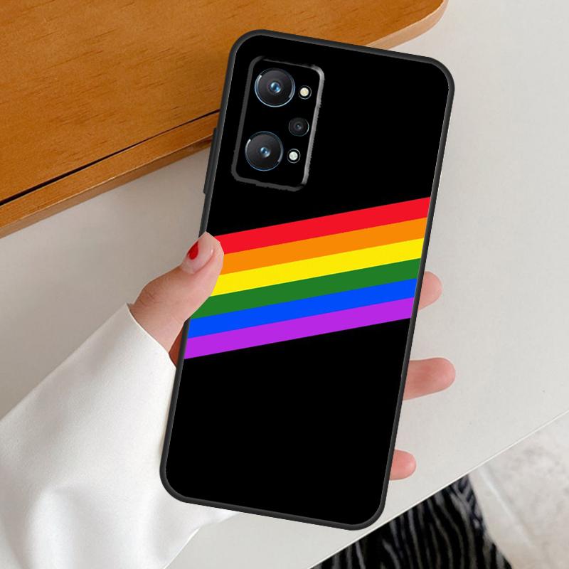 Gay Pride Rainbow Flag For Realme 15 Pro GT7 GT6 10 11 12 13 14 Pro Plus C67 C63 C61 C55 C51 C53 C35 C75 C65 Case