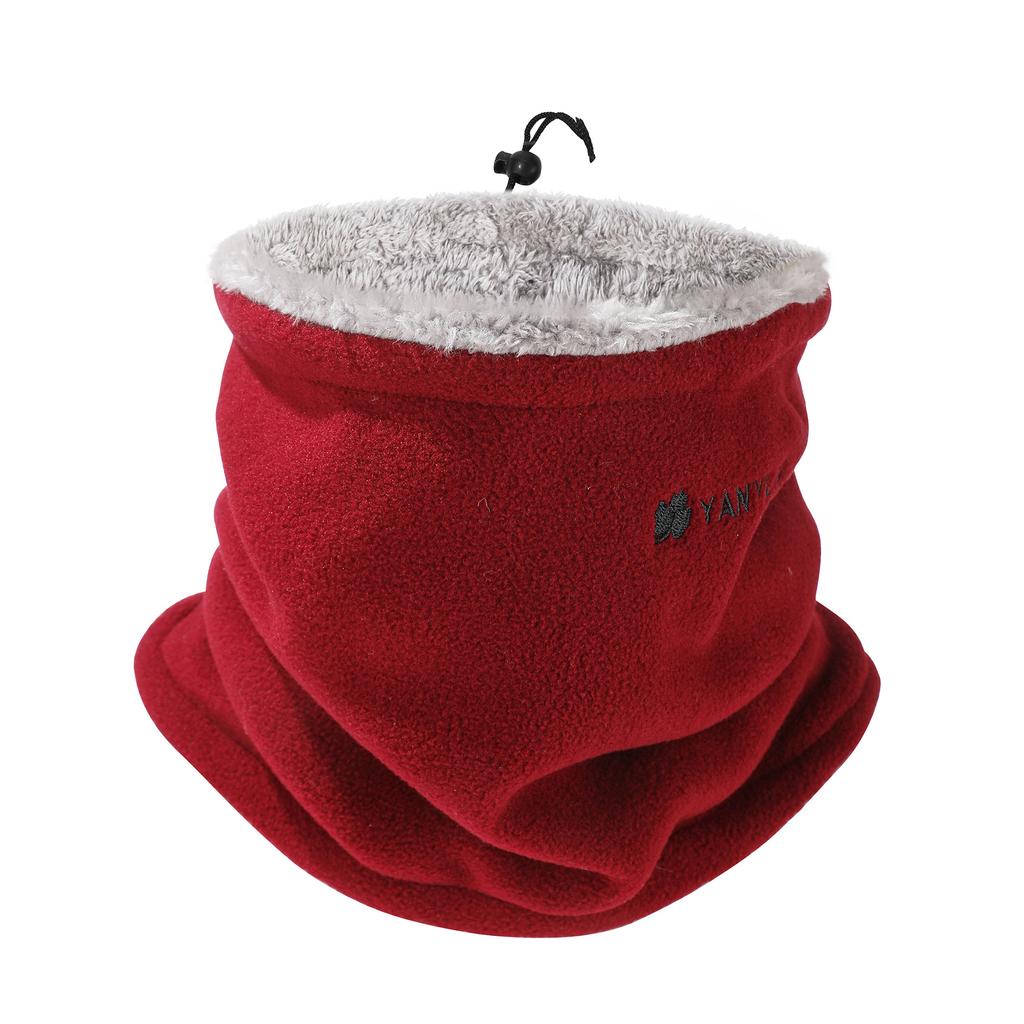 Men's Thermal Neck Gaiter Heavyweight Windproof Warm Face Mask Soft Fleece Lining Breathable Knit for Winter Cycling Outdoor Scarf