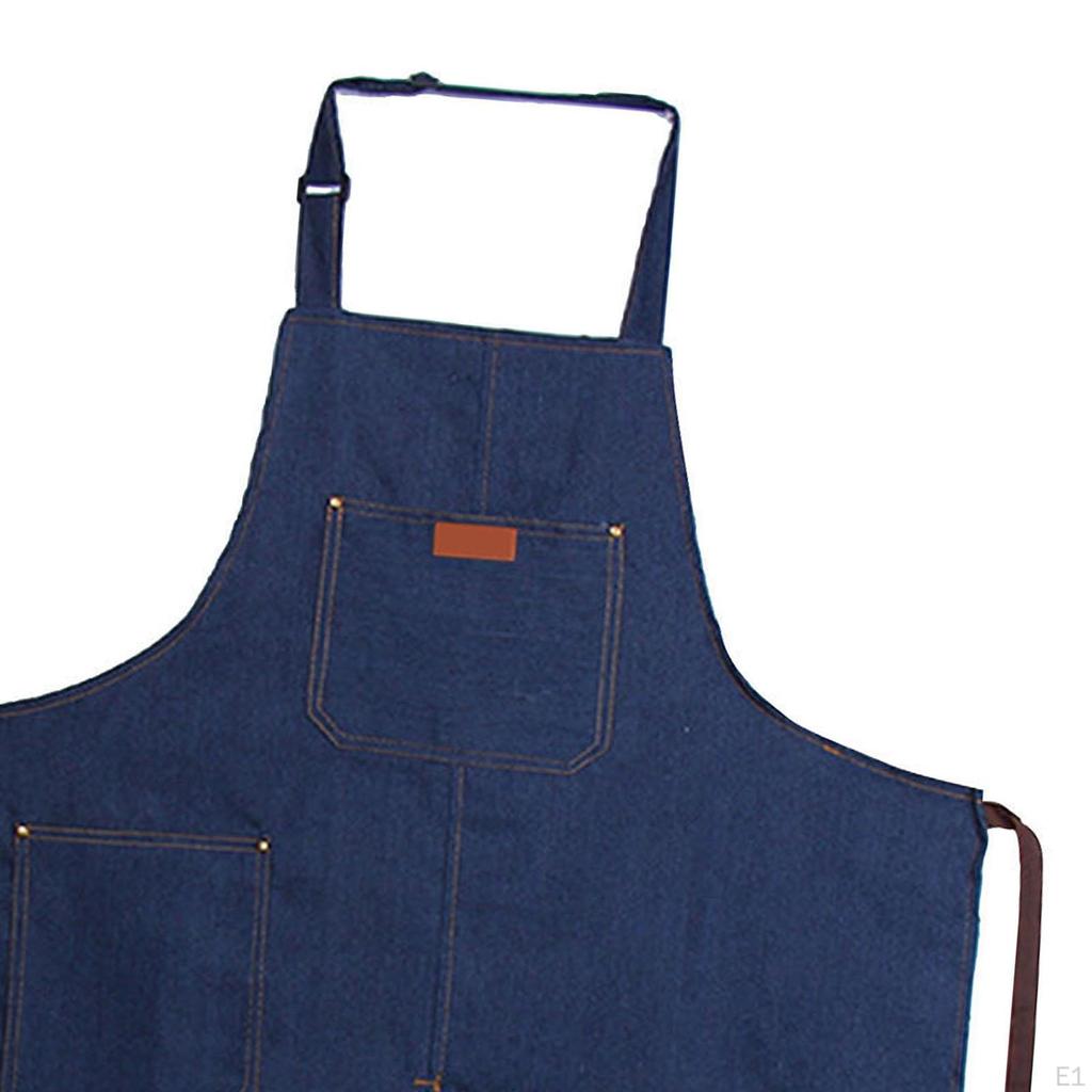 Tablier à jambes fendues en poterie, portable, résistant à l'usure, polyvalent, à suspendre au cou, pour hommes et femmes, pour le jardin