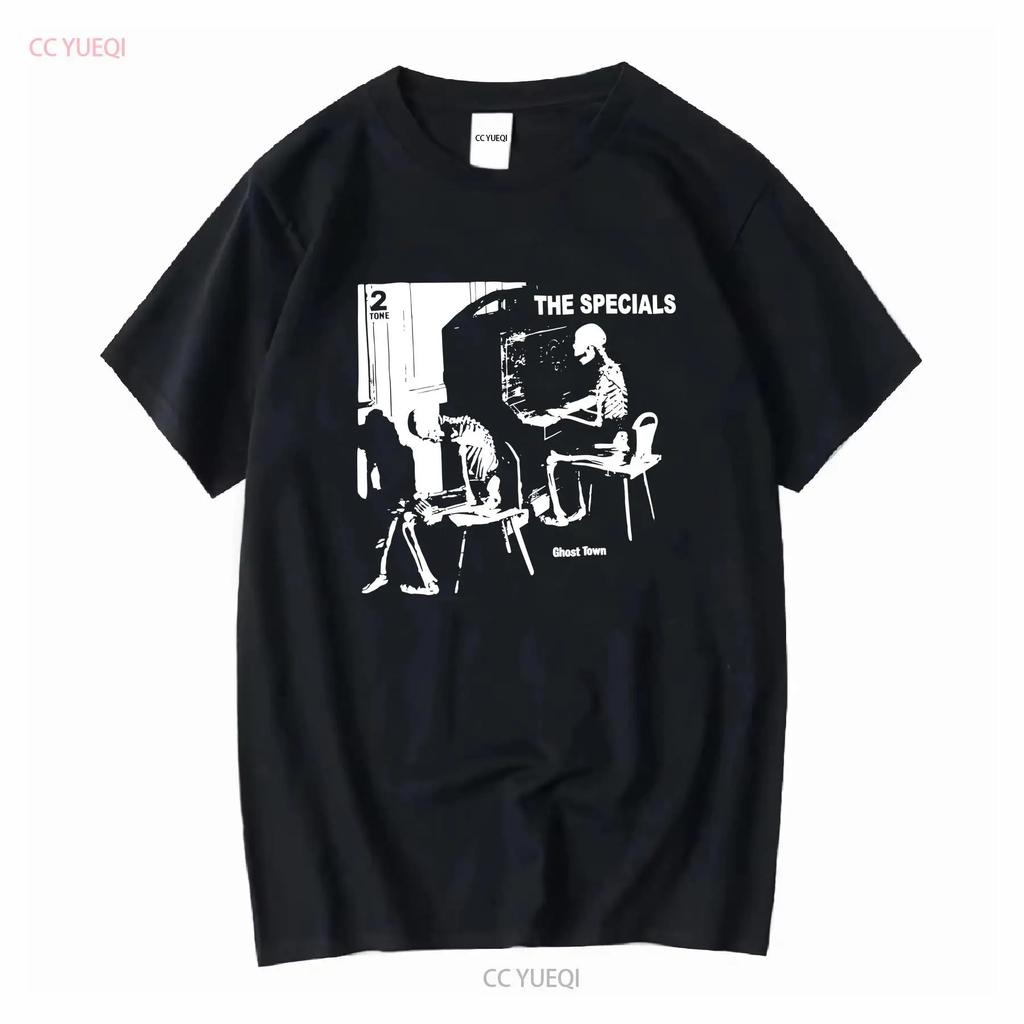 The Specials Geisterstadt 2tone Ska Reggae Musik T-Shirt lange oder kurze Ärmel Vintage Gewaschen Lässig Streetwear Dehnbar homme
