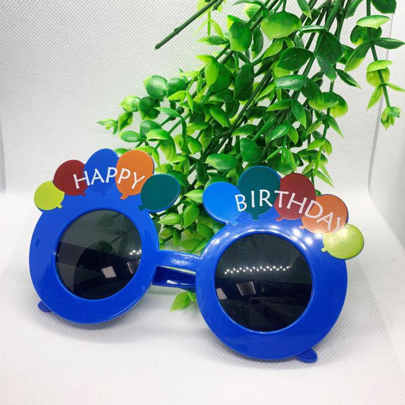 Creative Party Photo Props: Funny Cake & Christmas Birthday Glasses