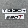 1pc 3D ABS TIGGO7 290T 390T Badge Sticker Rear Trunk Emblem Decal for TIGGO TIGGO7 TIGGO7PROPLUS