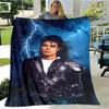 Michael Jackson retro printed blanket Flannel Warm Blanket Soft and Comfortable Blanket picnic blanket bed linings Birthday Gift