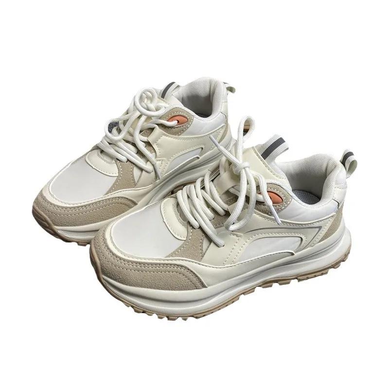 Divat Új Női Ins Trendi Sokoldalú Alkalmi Kényelmes Cipő Niche Platform Könnyű Női Sneakercipő Cipő Zapatillas