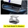 Für Tesla Neues Modell 3 Y YL Juniper Highland 2025 2026 Versteckte Aufbewahrungsbox-Schale unter dem Bildschirm Mittelkonsole ETC Kristall-Organizer