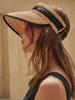 Saengleogsyu Raffia Sun Visor Black