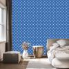 Blue, Azure and White Hearts Wallpaper 50x1000