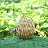 Outdoor Bird Nest Natural Grass Hand Woven Large Space Spherical Straw Bed Habitat Cave Comfortable Hummingbird Nest Courtyard