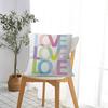Love Fashion Pillowcase Toon Gift Cushion Cover Bedroom Home Sofa Chair Seat Decor Pillow Case
