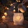DIY Craft Silicone Candle Mold Nonstick Gypsum Ornament Mold Wax Crafting Plaster Mold  Gift Making