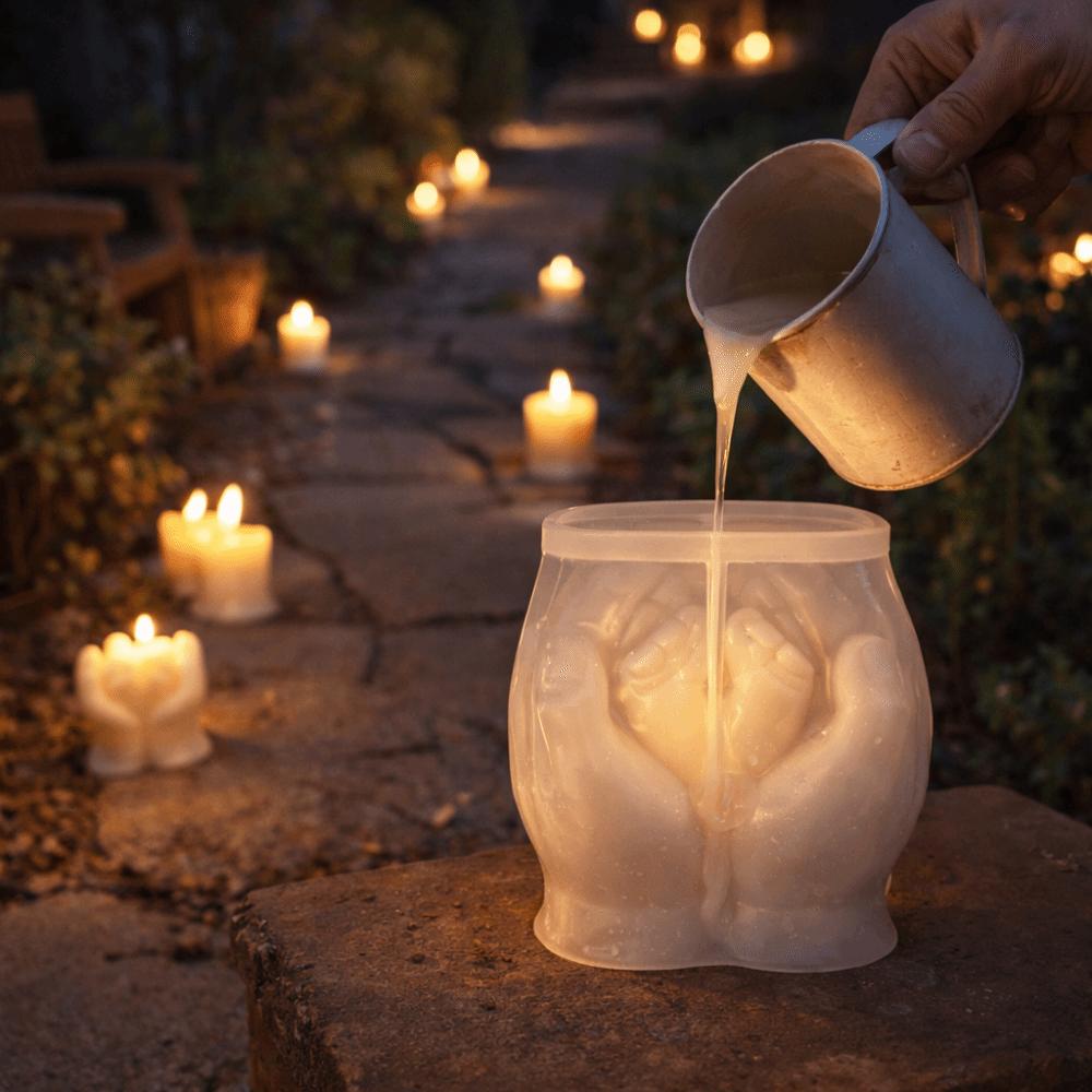 DIY Craft Silicone Candle Mold Nonstick Gypsum Ornament Mold Wax Crafting Plaster Mold  Gift Making