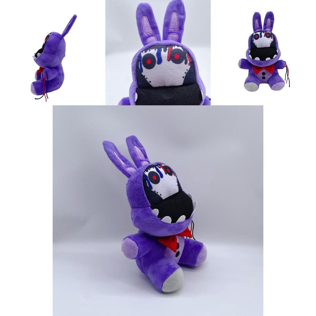 Cute Fnaf Series Midnight Bear Skeleton Purple Rabbit Plush Toy Animal Category